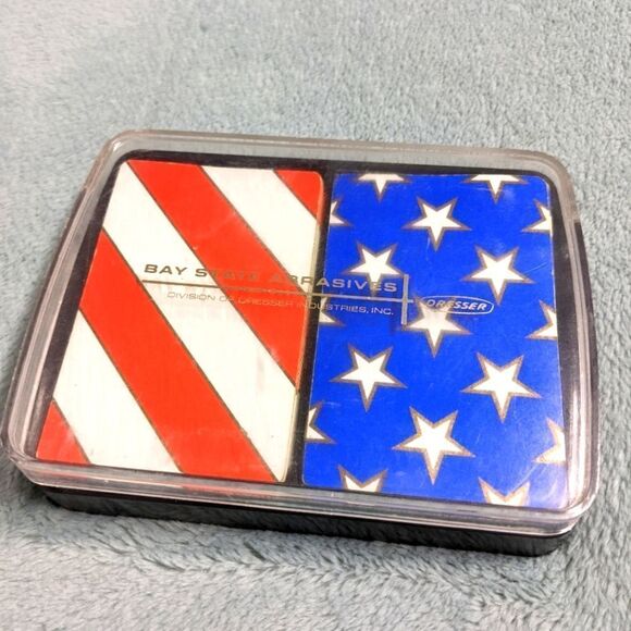 Vintage Stars & Stripes 2 Deck Bridge Cards w/ Case - Picture 5 of 6